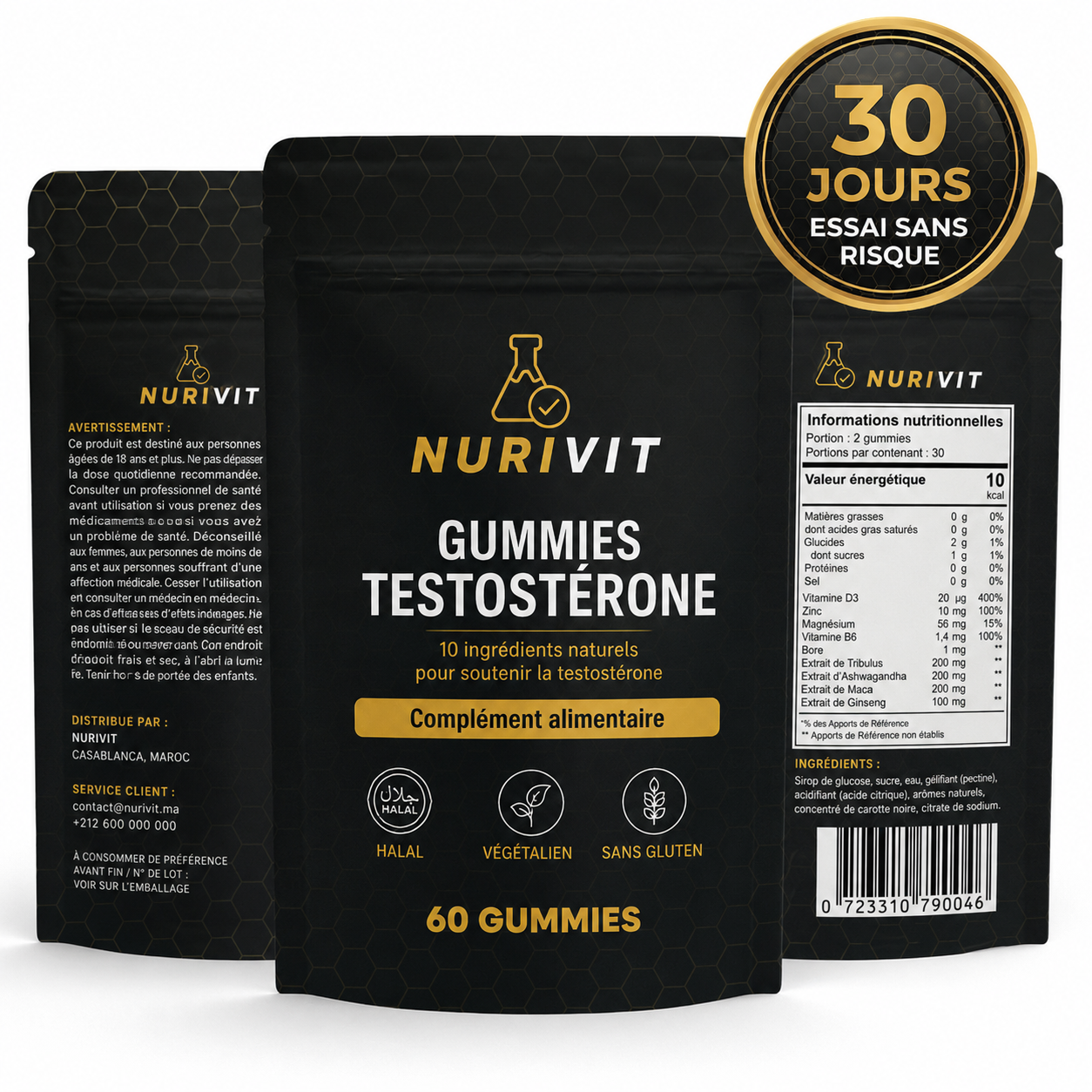 Nurivit Gummies Testostérone