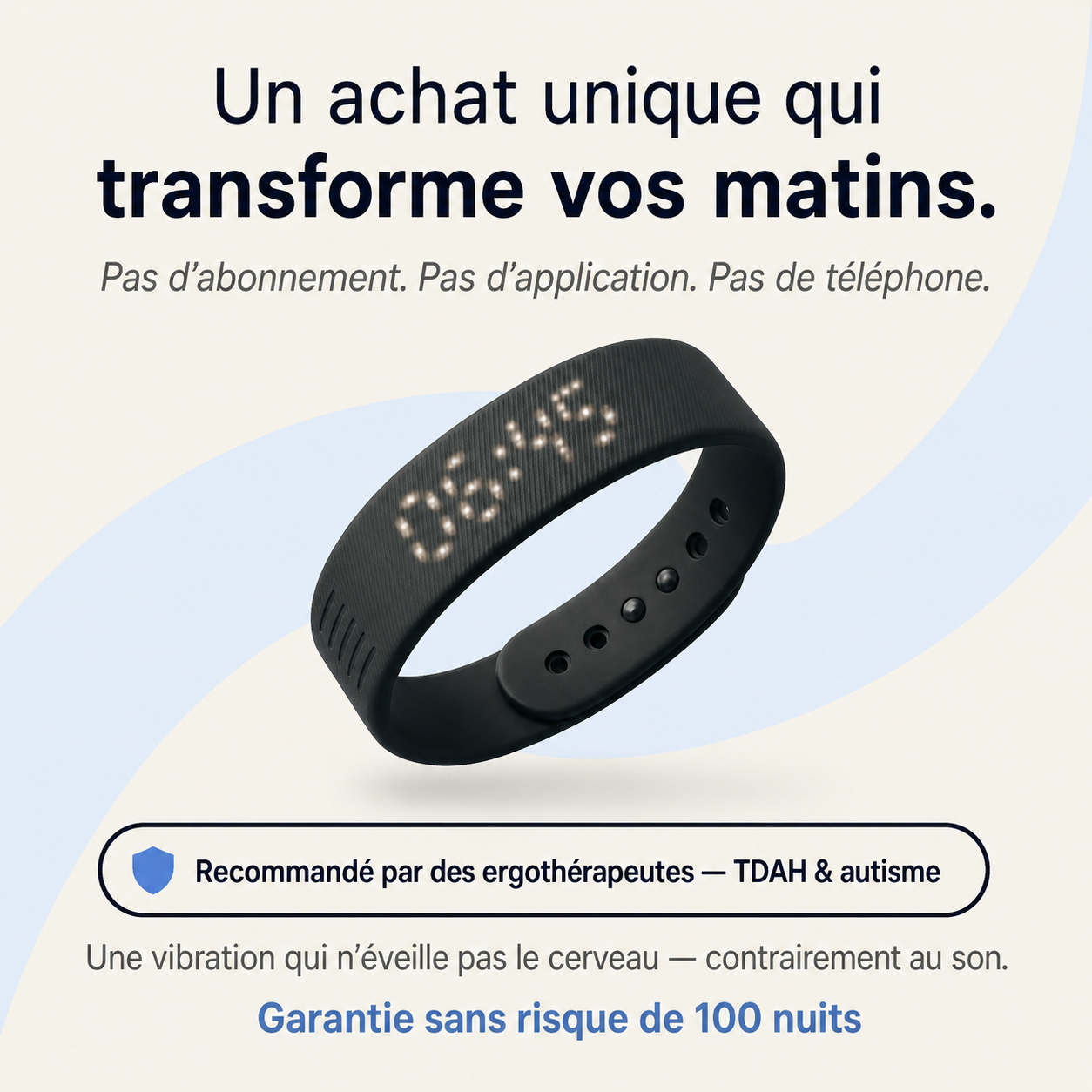 LuneBand Bracelet Réveil – Réveillez-vous en douceur. Chaque matin.